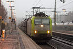 Captrain 185 550-1 durchfährt Recklinghausen Hbf.