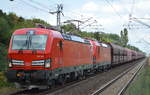 DB Cargo Deutschland AG mit der Doppeltraktion  193 330  [NVR-Number: 91 80 6193 330-8 D-DB] +   193 332  [NVR-Number: 91 80 6193 332-4 D-DB] mit Erzzug am 05.09.18 Bf.