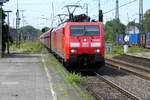 189 823 u. 189 034 DB Cargo rollt am 03.06.2022 in Emmerich auf HP0 zu.
