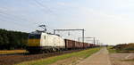 186 319-0 der Euro-Cargo-Rail kommt mit einem Schrottzug aus Köln-Kalk(D) nach Genk-Goederen(B) und kommt aus Richtung Aachen-West,Montzen(B),Vise(B),Tongeren(B) und fährt durch durch