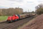 Am 17.April 2013 war 261 076 mit EK 53798 aus Alfeld bei Elze auf dem Weg nach Hannover-Linden Gbf.