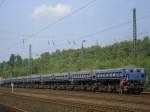 Muldenkippwagen bei Rangierfahrt in Bochum Ehrenfeld.(30.07.2008)