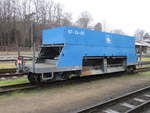 Schotterwagen 97-24-05,am 23.Januar 2021,in Putbus.