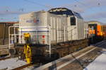 Alstom-Lok 90 80 1001 007-6 D-ALS versieht die Rangierdienste für Locomore in Berlin-Lichtenberg, 6.1.17.