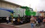 Vosslohs G 12 wurde am 25.09.10 auf der Innotrans whrend der Besuchertage gezeigt. 