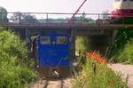 Feldbahn der Bonner Portlandcementwerke in Mainz Budenheim, Aufnahmedatum 20.06.1984.