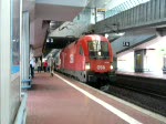 Der Zug fhrt aus dem Bhf. Mncheberg aus. Nchste Station ist Waldsieversdorf. 3.8.03