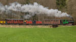 Fahrtag in der Feld- und Grubenbahnmuseum Fortuna (FGF) in Solms-Oberbiel 17.3.23. Dampflok Nr.1 (Henschel Preller).