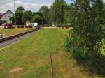 Die Feldbahnschauanlage in Glossen bei Oschatz; 09.06.2011