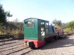 Diesellok der Feldbahn Guldental am 26.09.2009.