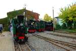 Feldbahnmuseum Frankfurt am Main Dampflok O&K Bn2T am 16.10.22 beim Herbstfahrtag