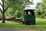 FFM Feldbahnfest - 02.06.2013  --  Dampfbespannter Waldbahnzug mit der FFM 1  BESIGHEIM  (Heilbronn 393/1900)  --  Weitere Fotos siehe auch in meinem Schmalspuralbum unter  Hessen > Frankfurter