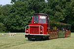 Verkehrsbetriebe Karlsruhe; Schlossgartenbahn-Lok SGB 60 // Karlsruhe // 2. August 2012
