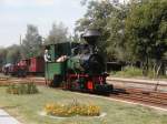 Waldeisenbahn Muskau,Krauss Lok 7790 beim rangieren im
Ausgangsbahnhof Weisswasser-Teichstrasse am 11.08.04