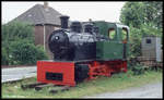 Am 13.8.1991 stand die ehemalige Steinbruch Dampflok der Dyckerhoff Werke Lengerich, Lok Nummer 10, als Denkmal an der Zufahrt zum Gelände der Eisenbahnfreunde und zum Feldbahnmuseum Lengerich. Inzwischen hat die Lok in der großen Fahrzeughalle der Eisenbahnfreunde einen besseren Unterstand bekommen.