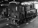 Die Dampflokomotive 97 210 wurde 1893 in der Wiener Lokomotiv-Fabrik hergestellt. (Eisenbahnmuseum Darmstadt-Kranichstein, September 2019)