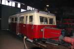 Das Wismarer Schweineschnuzchen in seiner Winterbehausung im Eisenbahnmuseum Darmstadt-Kranichstein.