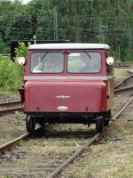 Klv 12-682 Bahnmeistereidraisine am 30.05.14 in Darmstadt Kranichstein 