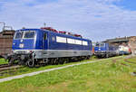 E-Lok-Linie im DB-Museum Koblenz-Lützel mit u.a. E 310 001 und 181 206-4 - 16.10.2017