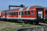 Ein Steuerwagen im August 2018 im Eisenbahnmuseum Koblenz.