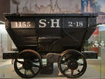 Dieser Kohlenwagen wurde 1829 gebaut und kam im englischen Bergwerk in South Hetton bei Newcastle zum Einsatz. (Verkehrsmuseum Nürnberg, Mai 2017)
