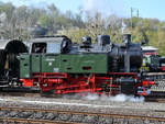 Die D5 der Hespertalbahn wurde Mitte April 2018 für den Pendelverkehr zwischen Eisenbahnmuseum und Bahnhof Bochum-Dahlhausen eingesetzt.