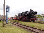 EMBB 52 8154-8 am 02.06.2018 bei Führerstandsmitfahrten im Eisenbahmuseum Weimar.