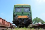 Vierteilige DR Doppelstockzugeinheit Steuerwagen 50 50 26-12 092-1 DBv zum 21. Groem Eisenbahnfest im Bw Weimar  25 Jahre Thringer Eisenbahnverein e.v  28.05.2016