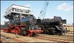 50 1849 und 50 3628 in Chemnitz-Hilbersdorf. Aufgenommen am 20.08.2011