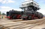 50 1849-4 und 50 3501 im Schsischen Eisenbahnmuseum Chemnitz-Hilbersdorf .