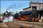 35 1097 und 44 1338 in Chemnitz-Hilbersdorf.