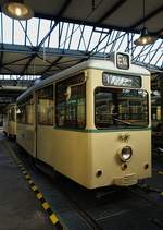 KSW-Triebwagen 1732 (Fuchs/SSW 1948) am 10.11.2019 im Straßenbahnmuseum Köln-Thielenbruch