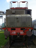 Die Italienische Elektrolokomotive E.431.037 im Technikmuseum Speyer (Januar 2007)