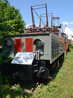 Diese Tagebau-Elektromotive EL4 Nr.25220 von Henschel wurde im Jahr 1948 gebaut. (Technikmuseum Speyer, Mai 2014)