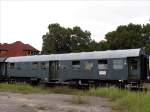 Wagen Byg 547, hergestellt 1959 auf der Basis eines preuischen Abteilwagenrahmens; DB Nummer: 29-12547; Museumszug der Arbeitsgemeinschaft Geesthachter Eisenbahn, 14.09.2008 
