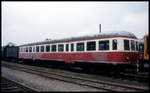 VT 12 der Dampf Eisenbahn Weserbergland am 6.4.1995 in Rinteln.