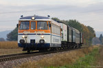 Der Rebenbummler mit VT 28 war am 23. Oktober 2016 bei bescheidenem Wetter auf Saisonabschlussfahrt.  