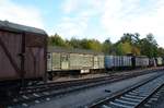 Alte Wagen der Hespertalbahn (Essen-Kupferdreh, Oktober 2016)