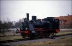 MEM 896237 rangiert nach Ankunft in Ankum am 8.12.1991.