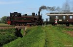 MEM Dampflok 7906  Stettin , Preußische T13 (Bj. 1912, Union-Gießerei Königsberg) vom Museums-Eisenbahn Minden e.V., auf Sonderfahrt unterwegs mit dem Preußenzug von Minden nach Hille, Stammstrecke der Mindener Kreisbahn MKB Minden - Hille (-Lübbecke), fotografiert zwischen Südhemmern und Hille am 10.05.2015 