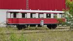 Der VT Beiwagen  „MRU 822“  der Museumseisenbahn Rahden-Uchte e.V. stand am 24.07.2020 in Rahden (Westf.)  .