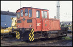 O&K Diesellok ex Rhenus WTAG Lok 2 bei der Museumseisenbahn Hanau am 2.10.1994.