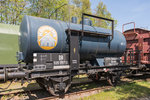 Zweiachsiger Kesselwagen im Zechenbahnhof Piesberg am 05.05.2016