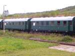 3.Klasse Wagen der  TG 50 3708-0 e.V. Halberstadt , abgestellt im Bf Karsdorf; 08.09.2007