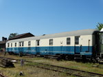 Ein alter Bahnpostwagen am 07.05.16 in Darmstadt Kranichstein bei den Bahnweltagen 