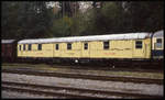 Hilfszug Wagen der Regentalbahn im Bahnhof Viechtach am 17.10.1993.