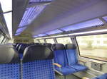 Innenraum eines ex Neckar Alb-Bahn DoStos, im IRE nach Stuttgart, 18.03.17