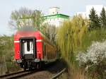 DB Regio Hessen Dosto Zug Ende am 17.04.15 bei Kilianstädten 