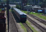 In Elstal standen einige ÖBB 4010 Wagen abgestellt laut Aufschriften waren sie mal für den HKX bestimmt.