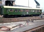 Zum Speisewagen umgebauter Bghw Wagen im SEM Chemnitz.Dieser Wagen gehrt zum neuen Museumszug des SEM Chemnitz